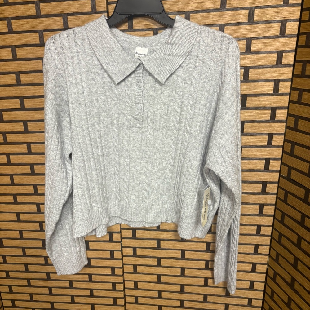 No Boundaries‎ Gray Top Size XXL